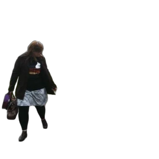 jacket, staff, creature, dress transparent PNG cut-out