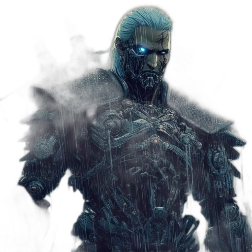 robot, concept art, fantasy art, comic book art transparent PNG cut-out