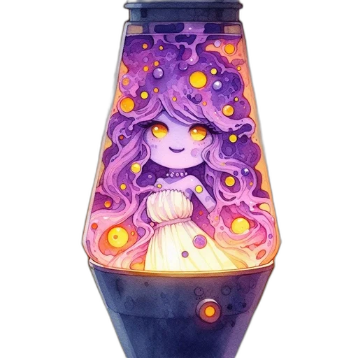 bottle, dress, crown, staff transparent PNG cut-out