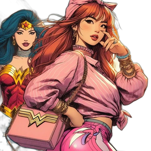 comic book art, concept art, fantasy art, cartoon transparent PNG cut-out