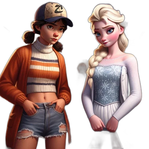 jacket, hat, concept art, 3d render transparent PNG cut-out