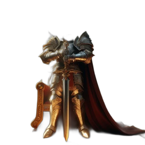 sword, weapon, staff, crown transparent PNG cut-out