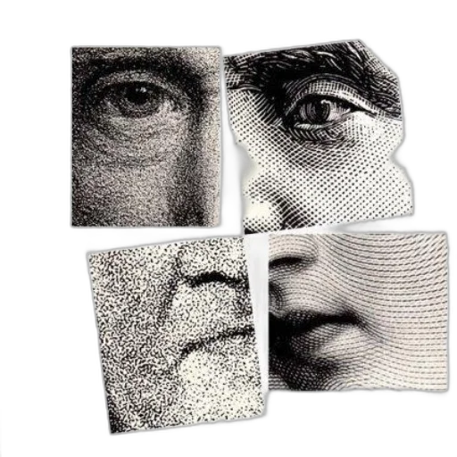 face, mask, photorealistic, 3d render transparent PNG cut-out