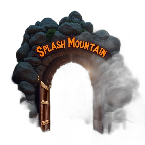 concept art, 3d render, entrance, sign transparent PNG cut-out