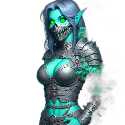 mask, robot, staff, jewelry transparent PNG cut-out