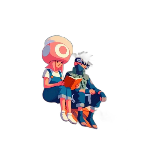 robot, mask, staff, jacket transparent PNG cut-out