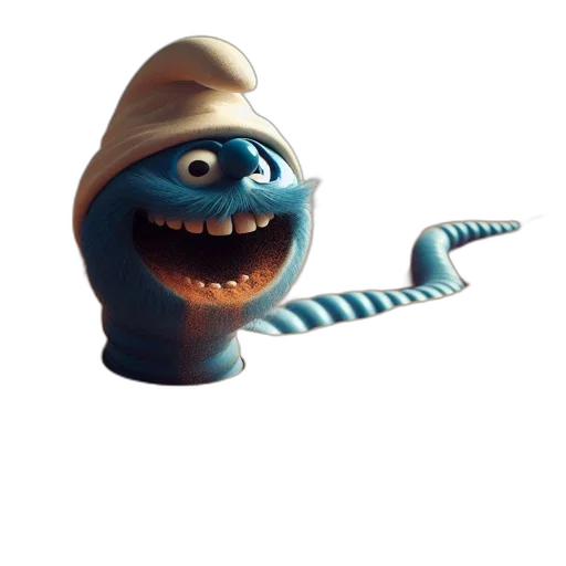 creature, staff, hat, mask transparent PNG cut-out