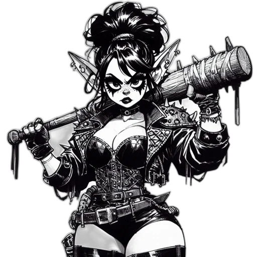 weapon, comic book art, cartoon, concept art transparent PNG cut-out