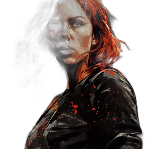 face, mask, comic book art, concept art transparent PNG cut-out