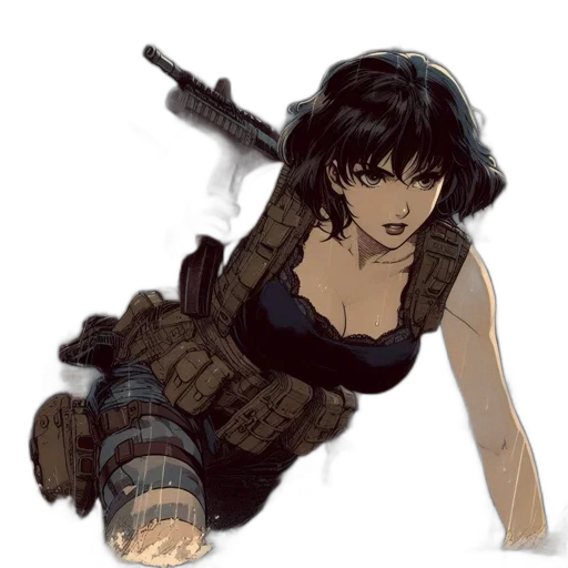 weapon, comic book art, concept art, fantasy art transparent PNG cut-out