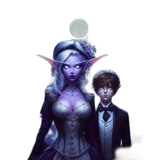 fantasy art, concept art, comic book art, pixel art transparent PNG cut-out