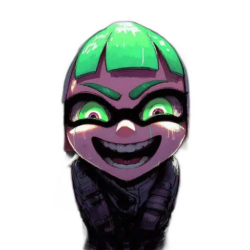 mask, creature, face, concept art transparent PNG cut-out