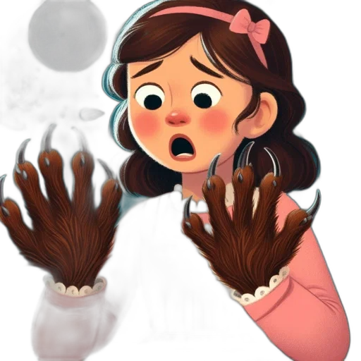 creature, hair, mask, jewelry transparent PNG cut-out