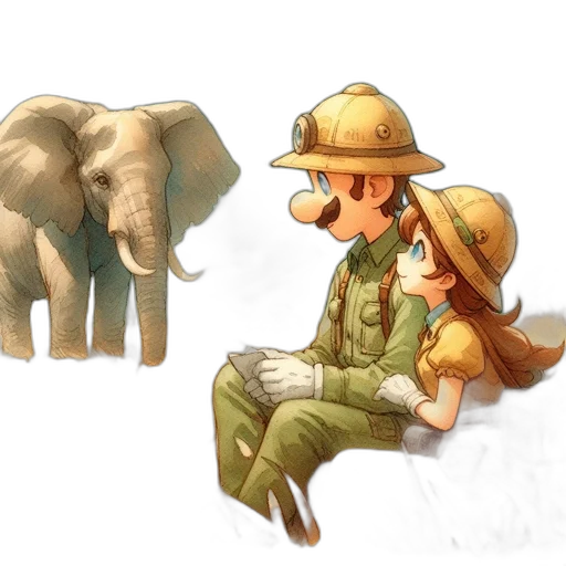 hat, animal, concept art, pixel art transparent PNG cut-out