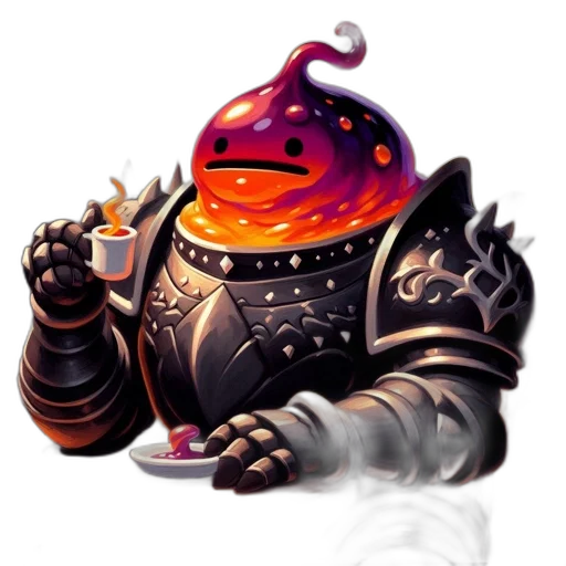 robot, staff, concept art, fantasy art transparent PNG cut-out