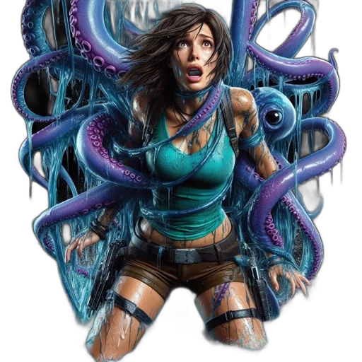 creature, comic book art, concept art, fantasy art transparent PNG cut-out