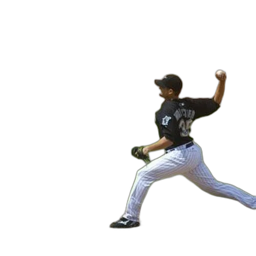 baseball, player, black, white transparent PNG cut-out