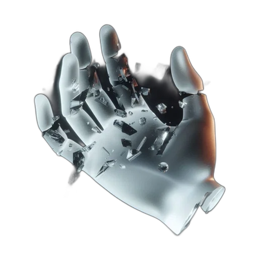 robot, 3d render, concept art, photorealistic transparent PNG cut-out