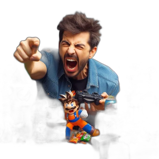 concept art, 3d render, cartoon, pixel art transparent PNG cut-out