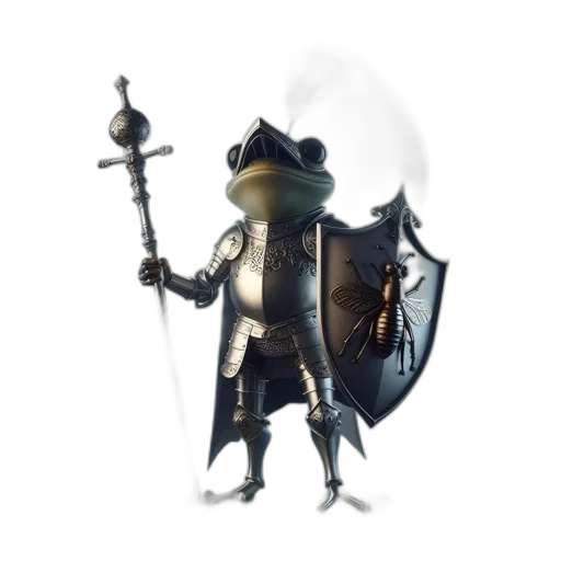 dragon, staff, mask, sword transparent PNG cut-out