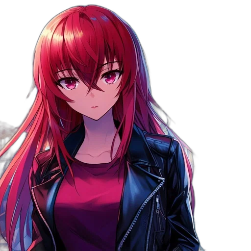 jacket, weapon, face, anime transparent PNG cut-out