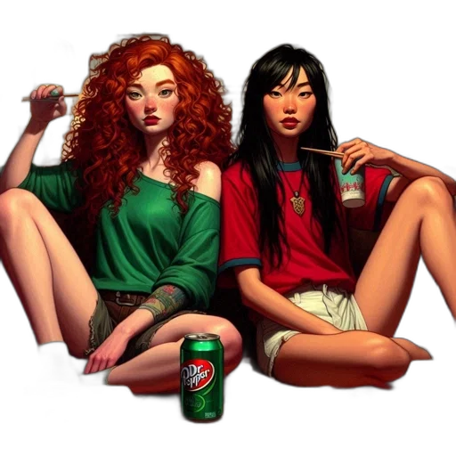 comic book art, concept art, fantasy art, pixel art transparent PNG cut-out