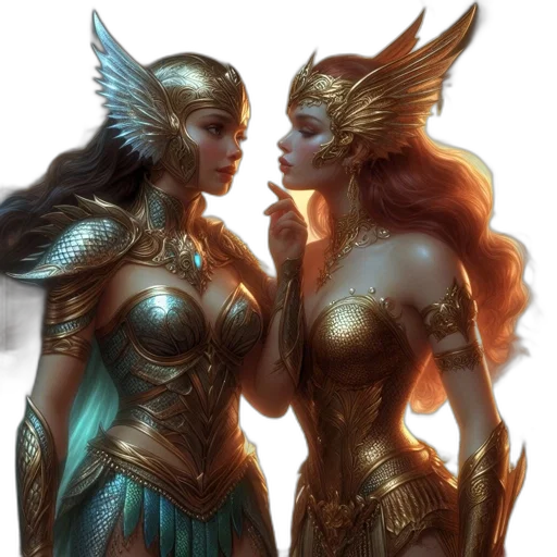 fantasy art, concept art, comic book art, photorealistic transparent PNG cut-out