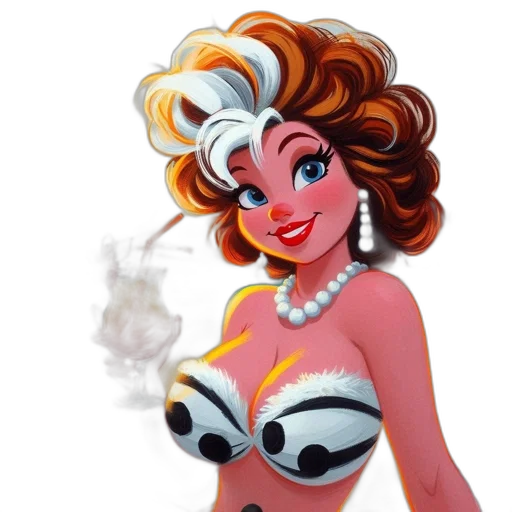 dress, cartoon, concept art, comic book art transparent PNG cut-out