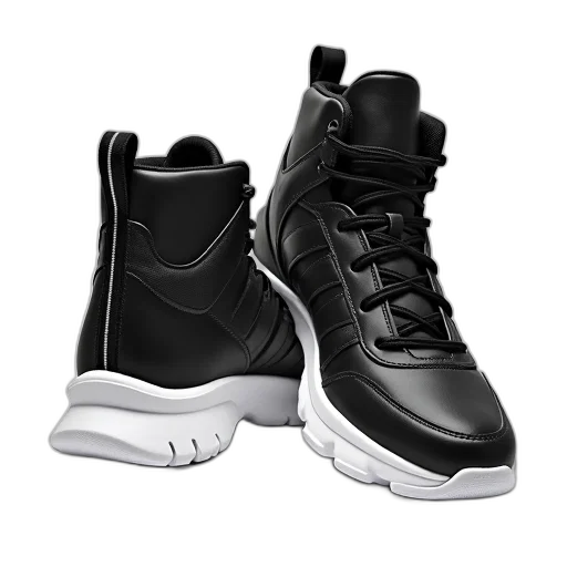 shoes, 3d render, photorealistic, concept art transparent PNG cut-out