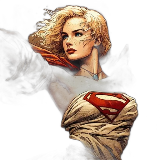 comic book art, concept art, fantasy art, photorealistic transparent PNG cut-out