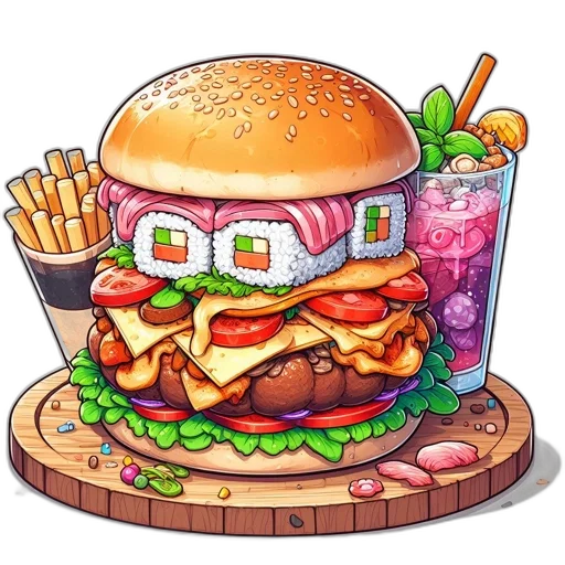 food, robot, animal, weapon transparent PNG cut-out