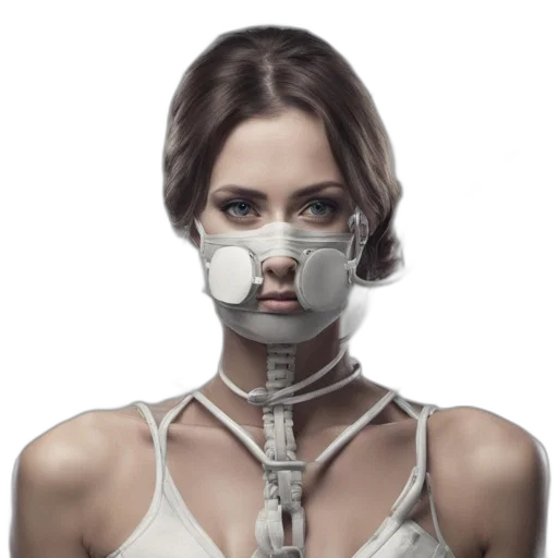 mask, robot, face, jewelry transparent PNG cut-out
