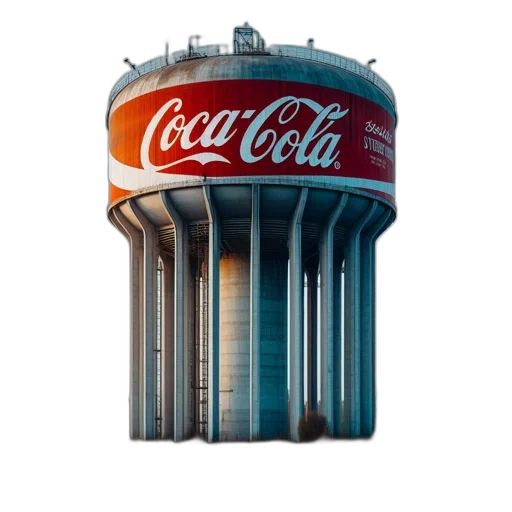 bottle, building, robot, food transparent PNG cut-out