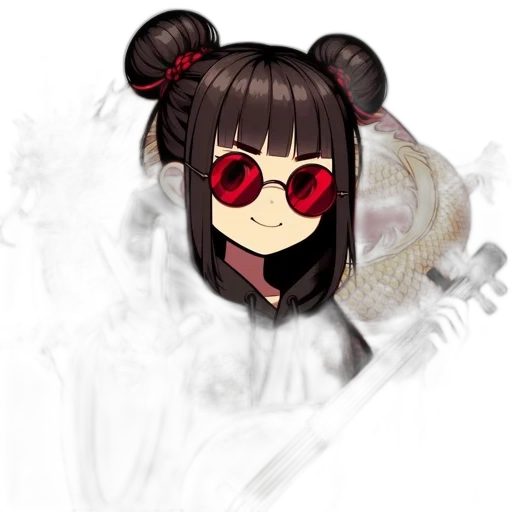 mask, hair, face, staff transparent PNG cut-out