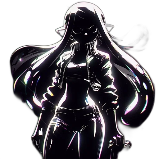 jacket, dress, staff, mask transparent PNG cut-out