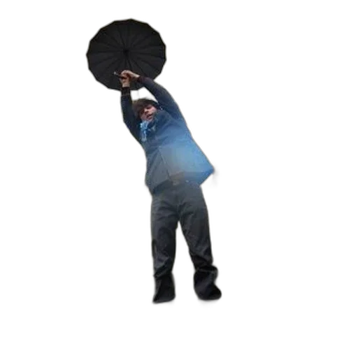 staff, hat, jacket, hair transparent PNG cut-out