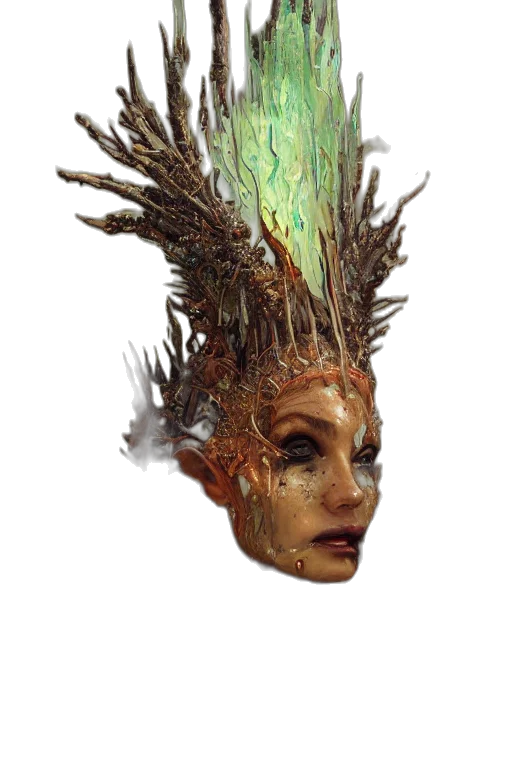 mask, crown, hair, hat transparent PNG cut-out