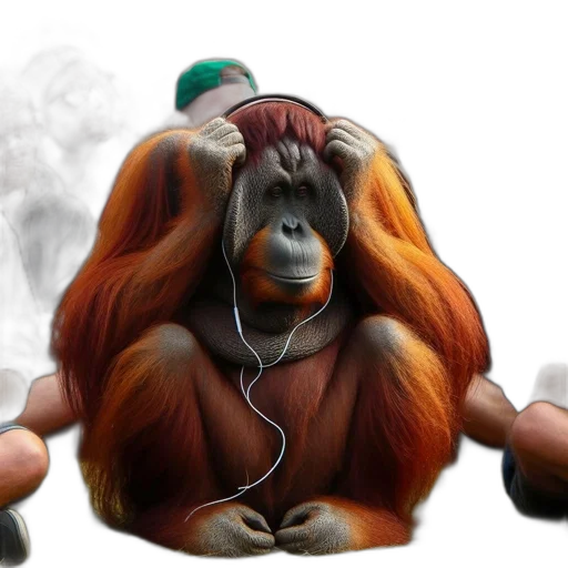 animal, mask, photorealistic, concept art transparent PNG cut-out