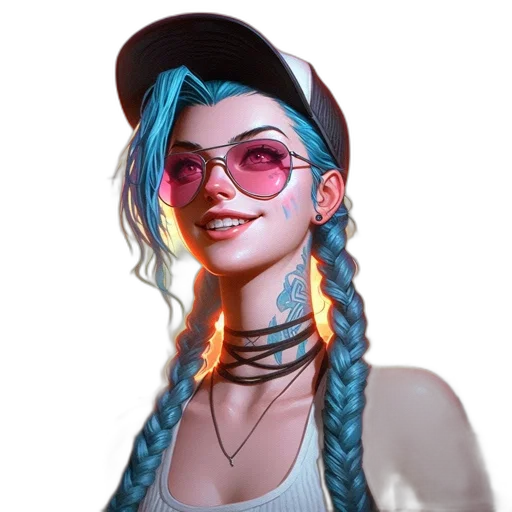 face, jacket, staff, hat transparent PNG cut-out