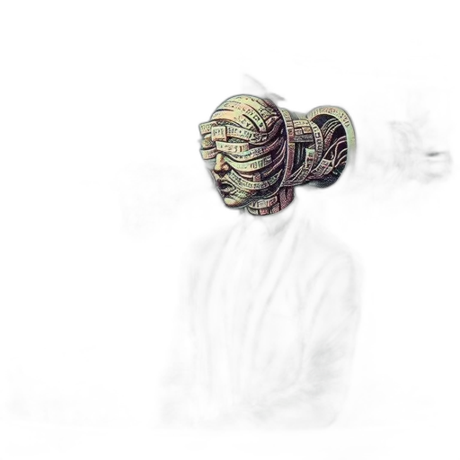 mask, hair, creature, face transparent PNG cut-out