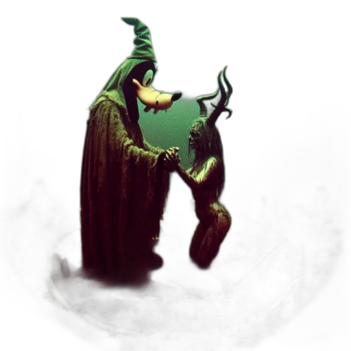 dragon, staff, sword, creature transparent PNG cut-out