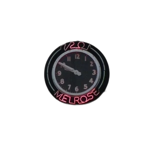 jewelry, 3d render, neon, clock transparent PNG cut-out