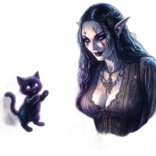 creature, fantasy art, concept art, pixel art transparent PNG cut-out