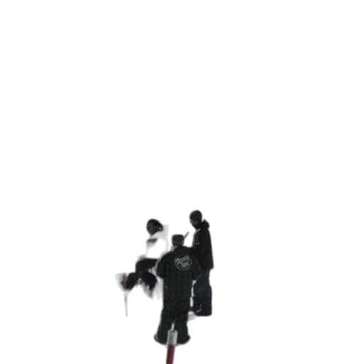jacket, umbrella, staff, robot transparent PNG cut-out