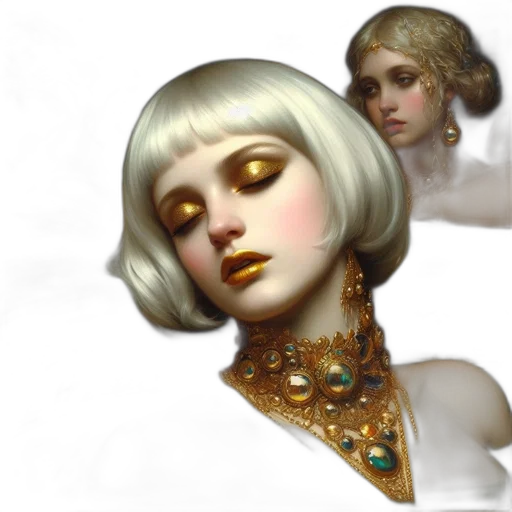 jewelry, crown, face, mask transparent PNG cut-out