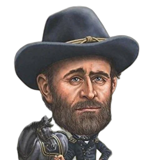 hat, staff, face, photorealistic transparent PNG cut-out