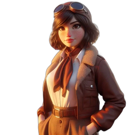jacket, staff, face, dress transparent PNG cut-out