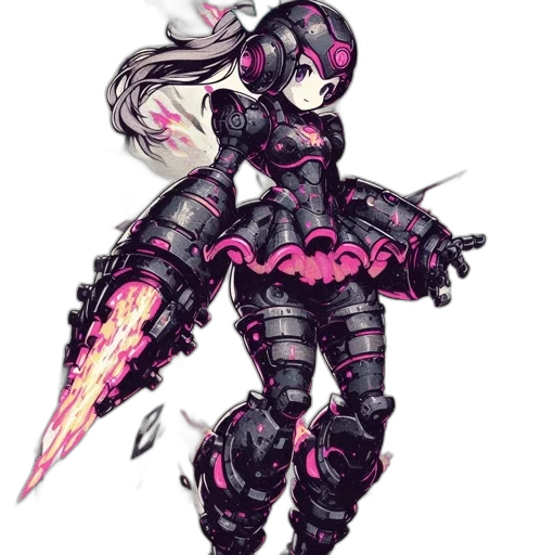 weapon, sword, robot, concept art transparent PNG cut-out