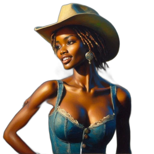 hat, jewelry, dress, photorealistic transparent PNG cut-out