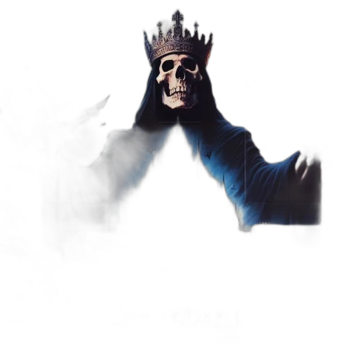 crown, mask, face, staff transparent PNG cut-out